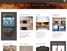 Tablet Screenshot of caminiforni-ubbiali.com